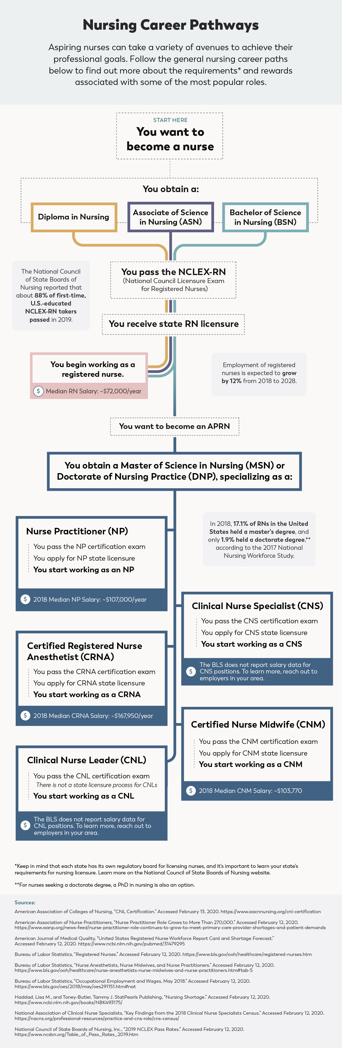 Nursing Career Paths [Infographic]